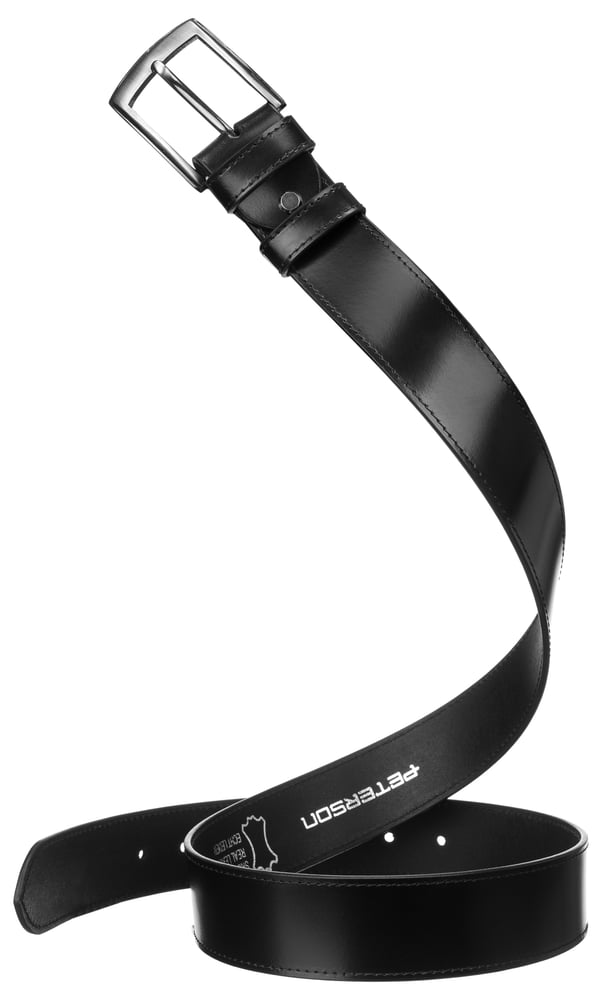 Herre læderbælte PTN PM-24-95-SPL-6929 Sort