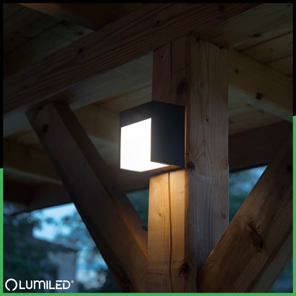 Vägg LED trädgårdslampa Kinkiet väggbelysning utomhus IP54 12W 3000K RUBUS LUMILED