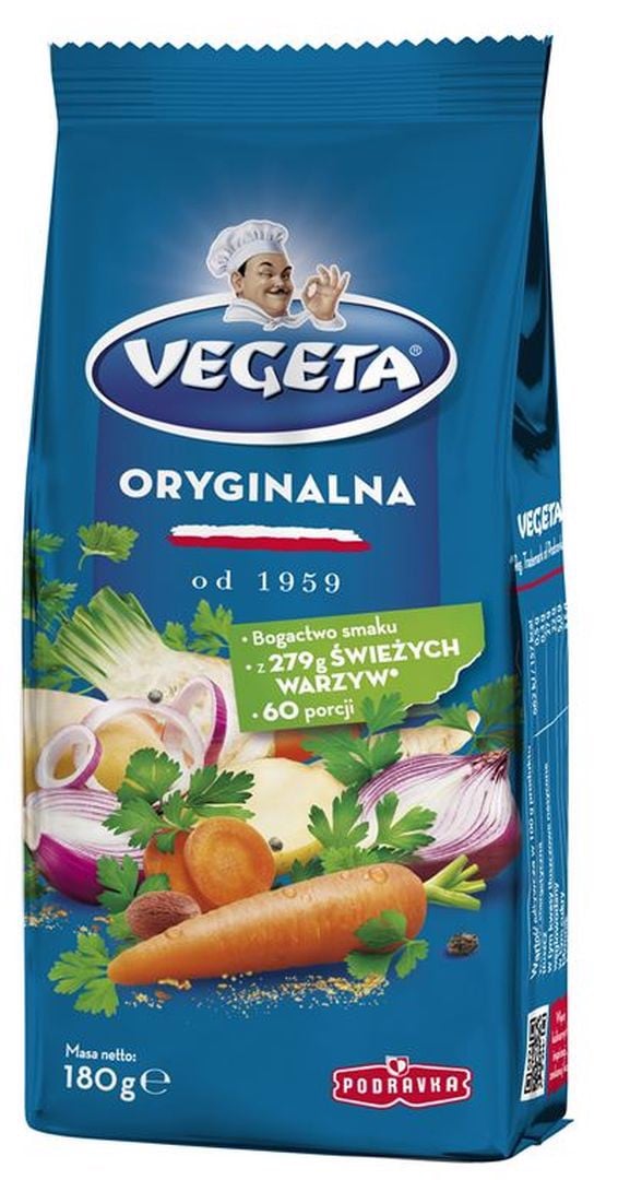 Podravka Vegeta grøntsakskrydderi til retter 180g