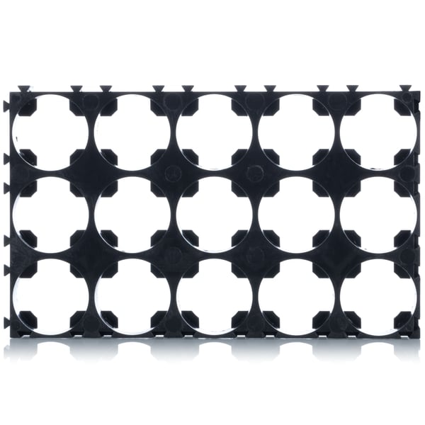 3x5 akkukotelo 15 18650 kennolle