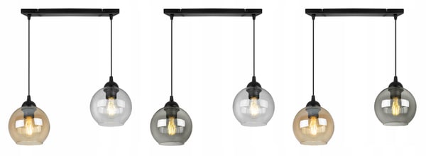 MODERN ELEGANT HÄNGLAMPA MED GLASKULA