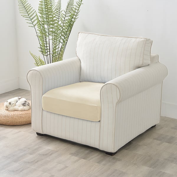 Sofakabine, SAMMETSMOCKA, CREME 150-190cm