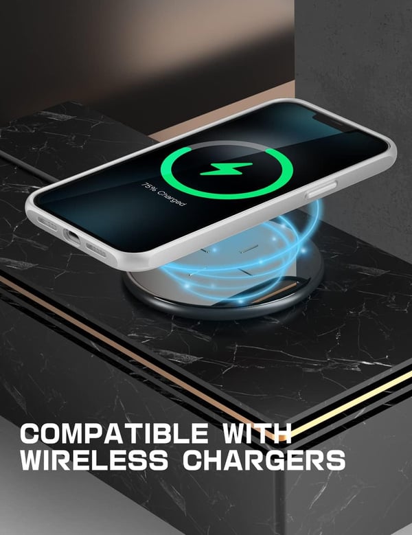 Supcase-skal för Apple iPhone 13 Pro, genomskinligt, skyddande och förstärkt skal