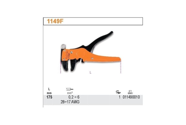 Afisoleringstang med skæremekanisme - BE 1149F