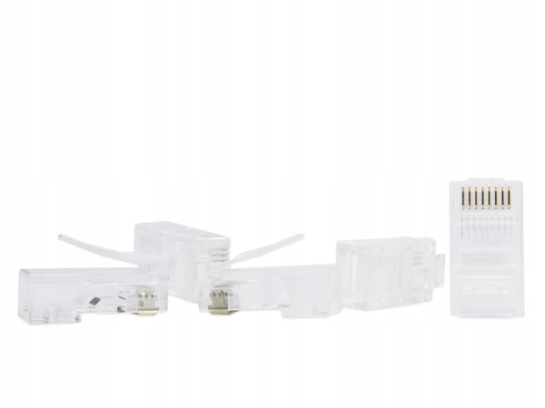 Lanberg PLU-5000 RJ-45 8P8C cat. 5e UTP-verkkopistoke 100 kpl
