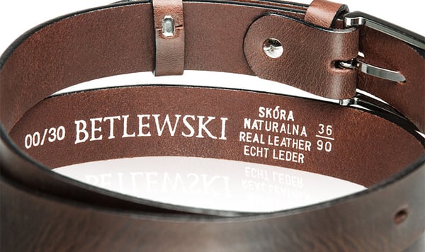 LIC30-0 GN læderbelts regular, brun