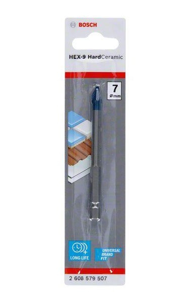 HEX-9 HÅRD KERAMISK BOR 7*90MM - B 2608579507