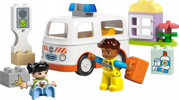 10447 - lego duplo - Ambulans med förare