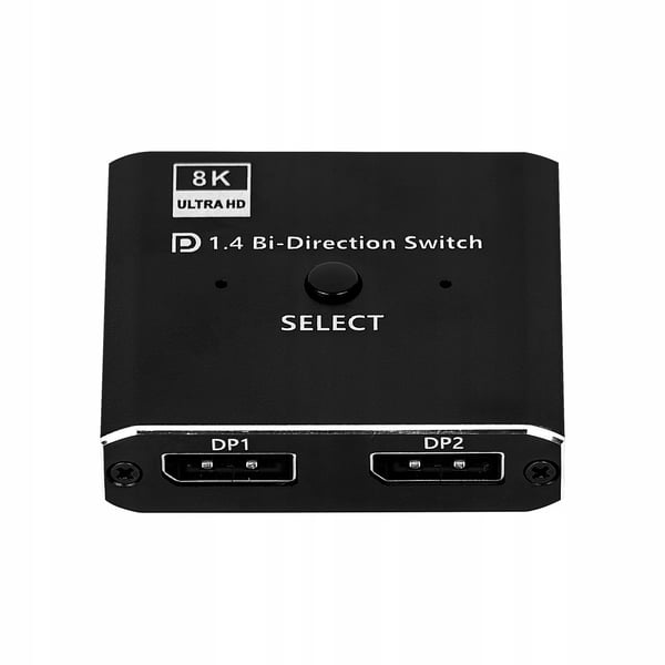 SWITCH DISPLAYPORT 2x1 SPLITTER 1x2 SPLITTER SWITCH 4K 240HZ 144HZ