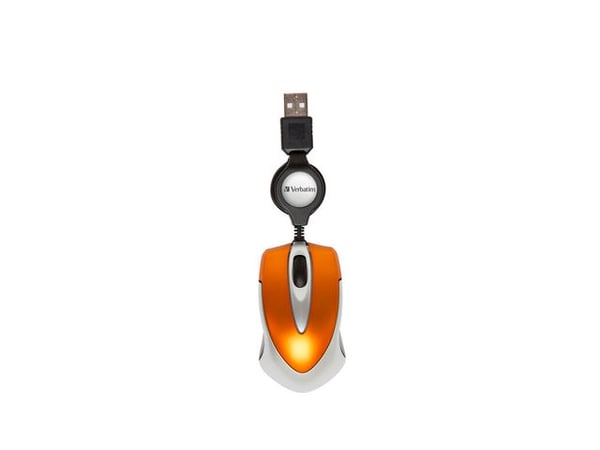 Verbatim resemus med kabel och infällbar kabel, orange