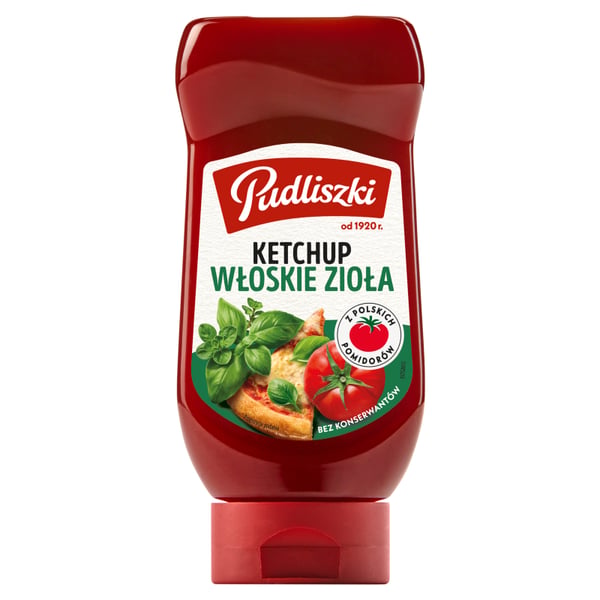 Pudliszki Ketsuppi Italialaiset yrtit 470 g