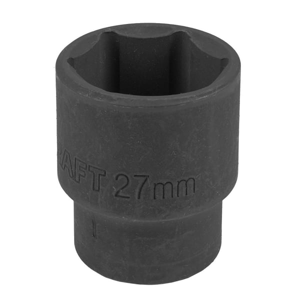 27 mm 1/2" kort 6-kant topnøgle