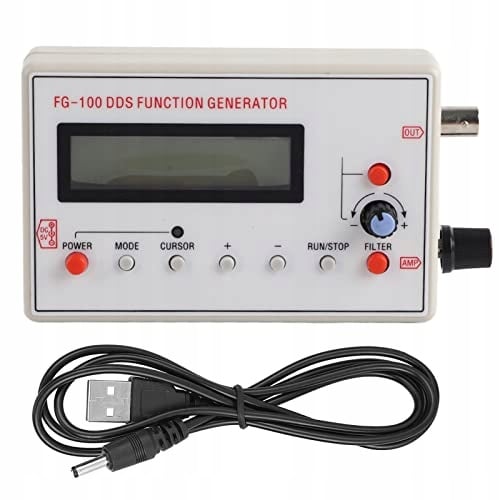 DDS-funktiosignaaligeneraattori FG-100 1Hz - 500kHz