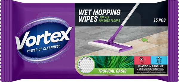Vortex golvrenningsdukar 15 st Tropical Oasis