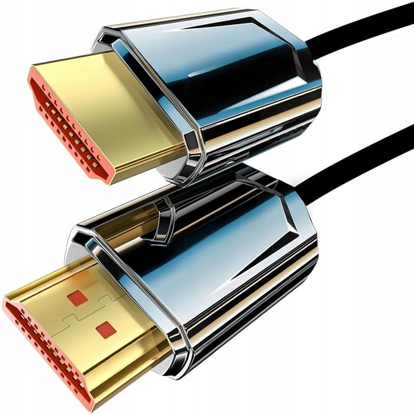 HDMI 2.1 KABEL ULTRA HØJHASTIGHEDS ETHERNET 8K 4K 120HZ ZINKHUS 2M