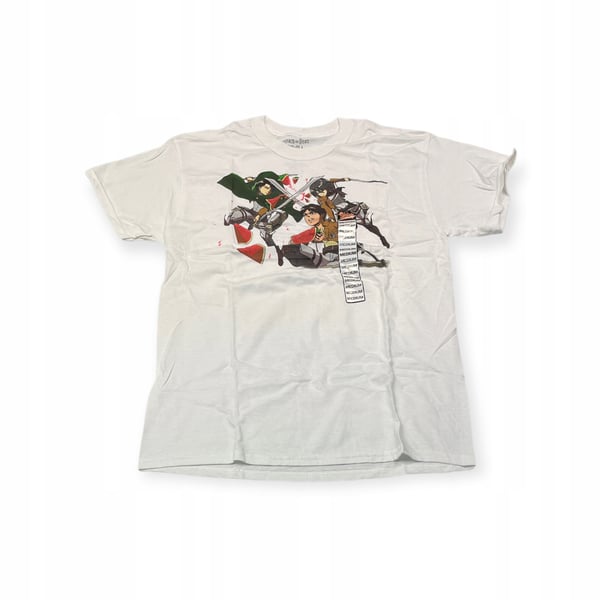 Spencer's Attack on Titan herr-t-shirt med rund hals storlek M