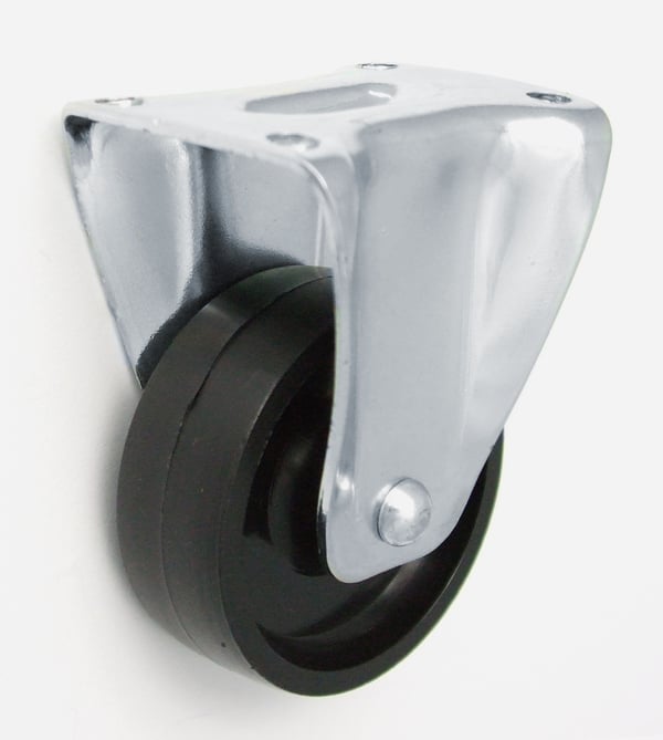 MÖBELSHJUL I PLAST 50 MM FAST HUS M53B - KL050 STA