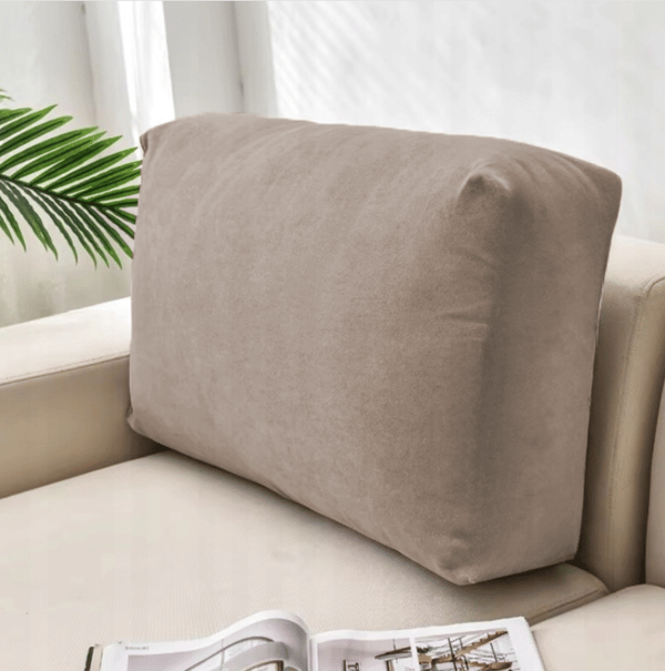 Sohvan selkänojan päällinen 40-80 BEIGE cappuccino joustava sametti [57W-CP]