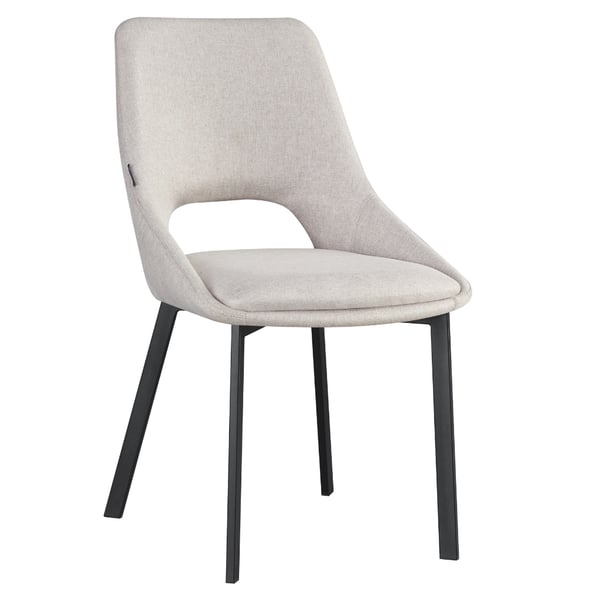 Lumo polstret stol, beige stof