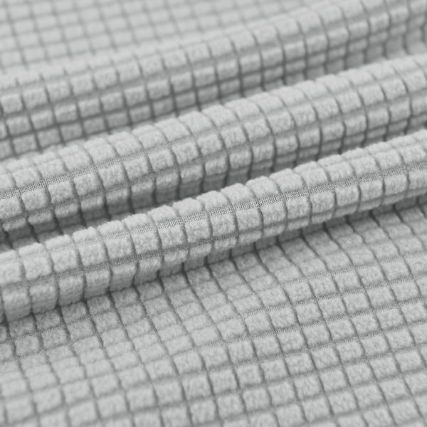 Överdrag till slutande stol XXL ljusgrå jacquard