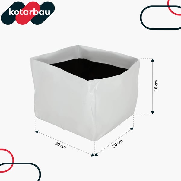 Kookospohjainen kasvualusta pussilla tomaattien ja paprikoiden istuttamiseen 20x20x18 cm