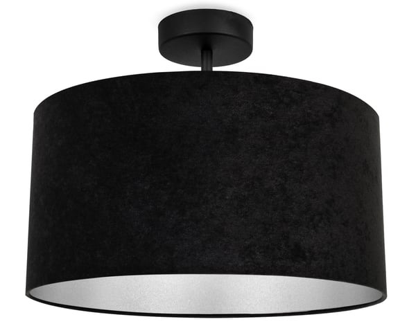 Loftlampe, plafon, lampeskærm, krom, fløjl, selektiv, LED
