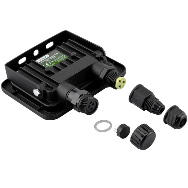 ZUME LED-strålkastare 10W 1100lm 4000K IP65 Svart Advanced Lighting-serien LUMILED