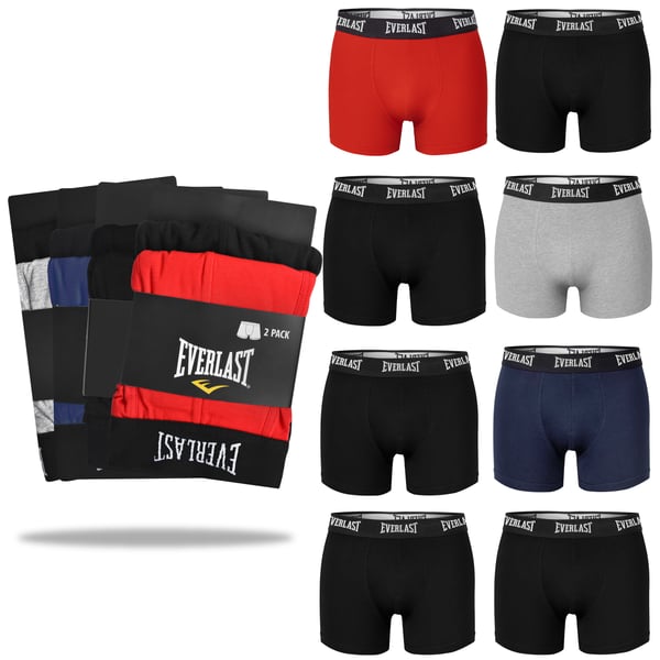 Everlast miesten puuvillaiset bokserit BM401 8 kpl koko M