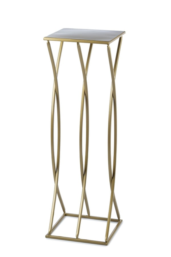 Modernt blomsterställ, guld, 75 cm