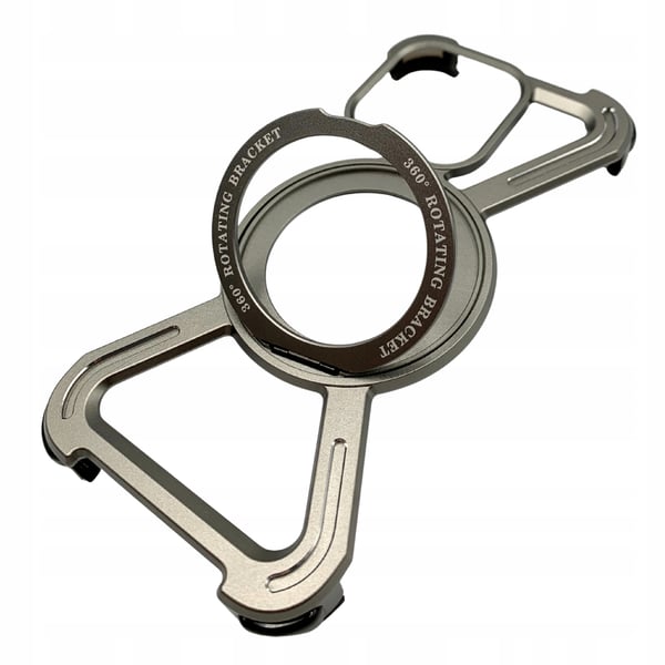 iPhone 15 Pro Magsafe panssarikehikko metallia titaania 360 astetta