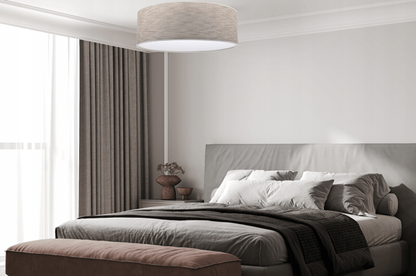 TAKLAMPA I STENPLEXI MEDIUM BEIGE 50 CM