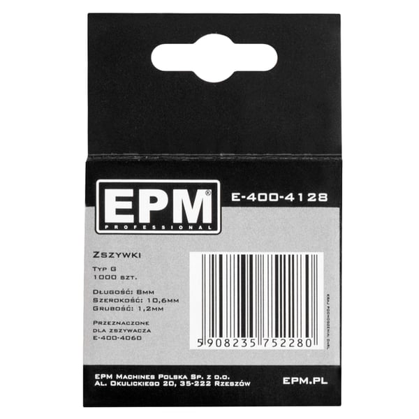 Häftapparater Typ G 1000 st 10,6 mm * 1,2 mm 12 mm - E-400-4132