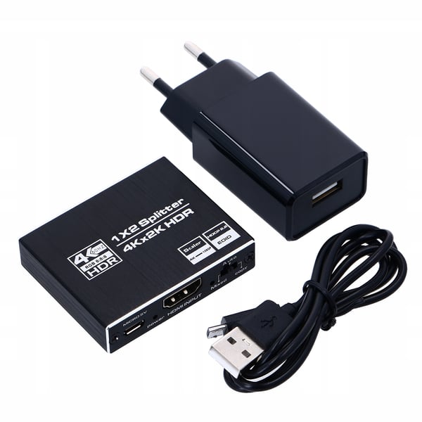 HDMI 2.0 SPLITTER 1x2 ULTRAHD HDCP 2.2 SPLITTER 4K/60HZ - 2 TV'er