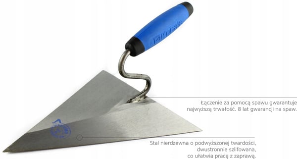 Kubala triangulär glättare 200x190mm skarp