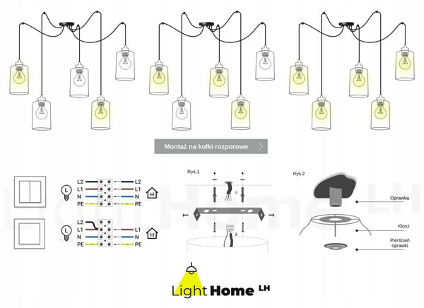 MODERNI KATTOVALAISIN MUSTA LED-VALAISIN
