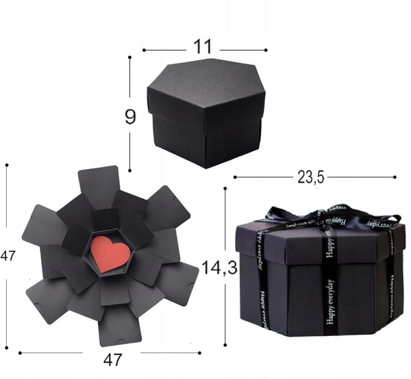 ÖVERRASKNINGSBOX EXPLODERANDE BOX + HALSBAND