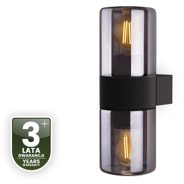 Utomhusvägglampa med två E27 kinkig väggbelysning SALVIA LUMILED