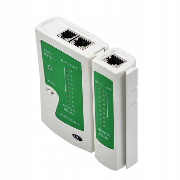 Rosfix netværksværktøjssæt i kuffert (RJ45/RJ11 kabeltester, krympetang og tilbehør) v1 + sæt hermetiske elektriske stik, 352 dele