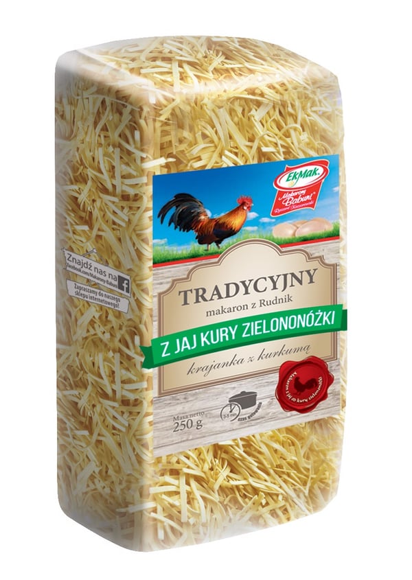 Eko Mak -pastaa viherjalkaisista kananmunista, viipaloitu 250 g