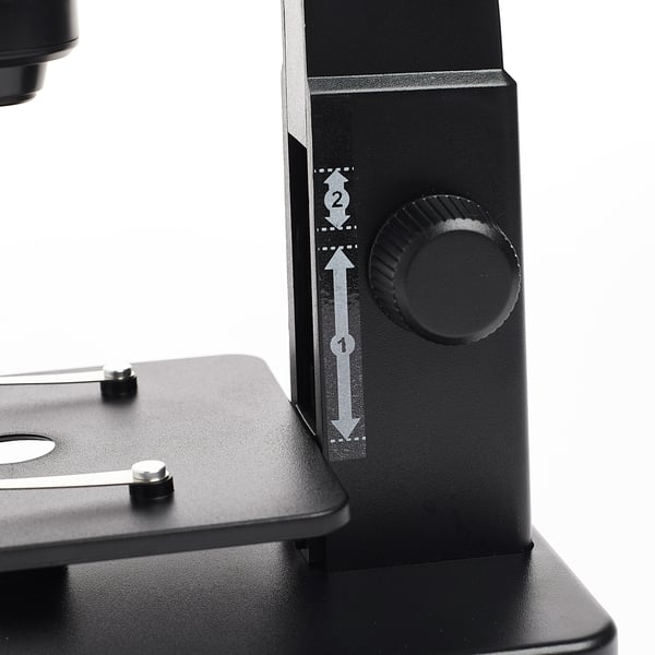 Sort biologisk mikroskop med 5mp Wifi-kamera