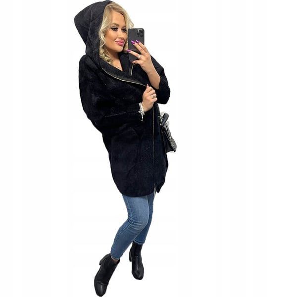 ALPACA LYNLÅSFRAKKE ULD FARVER oversize LANG KAMEL