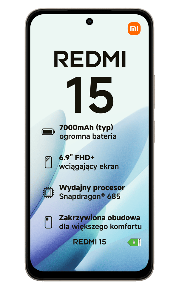Älypuhelin XIAOMI Redmi 15 4G (LTE) 6 GB/128 GB Harmaa