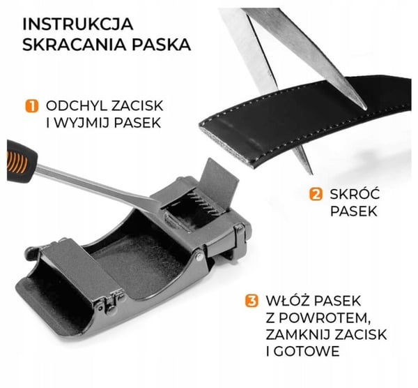 PTN PAR3-120-5453 Svart bälte