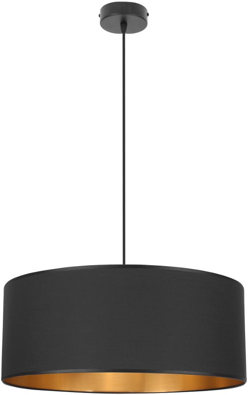 Elegant HÆNGELAMPE Gylden Center 50 cm Lampeskærm