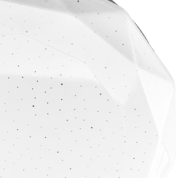 LED-kattovalaisin pinta-asennettava 12W IP44 pyöreä GLORY 2 DIAMOND 26cm LUMILED