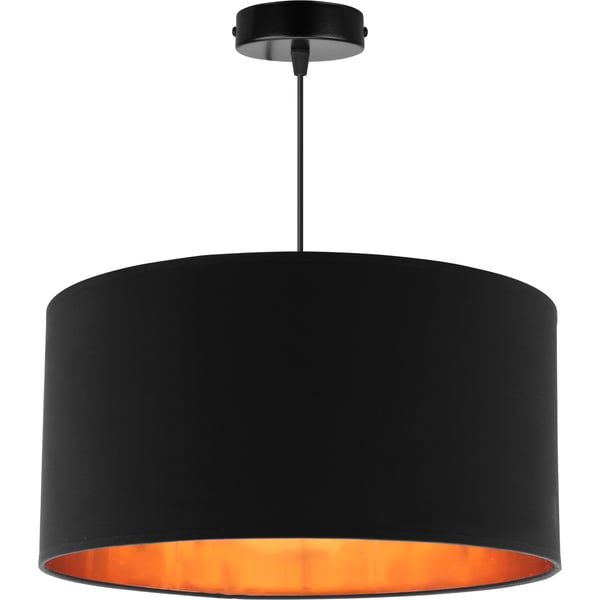 LOFTSLAMPE MED GYLDET LED-SKÆRM