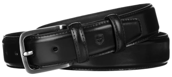 Herrbälte i läder PTN PM-14-125-SPL-6912 Svart