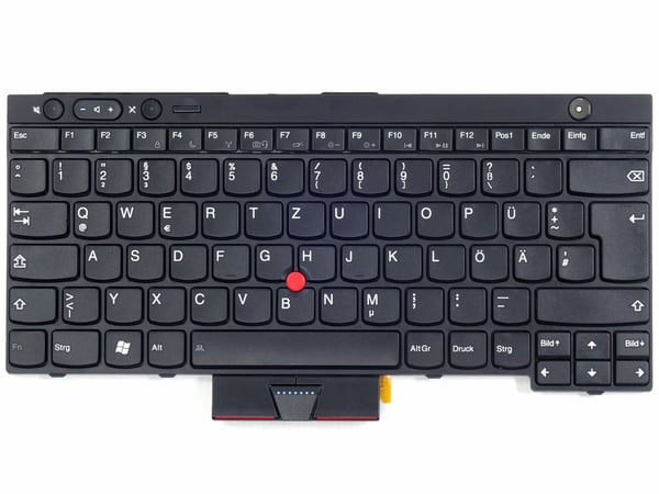 Tradebit - Tastatur für Lenovo ThinkPad | Deutsch DE qwertz | Volle Yhteensopivuus | Hochwertige Materialien | Mallit: L430 L530 T430 T530 W530 X230