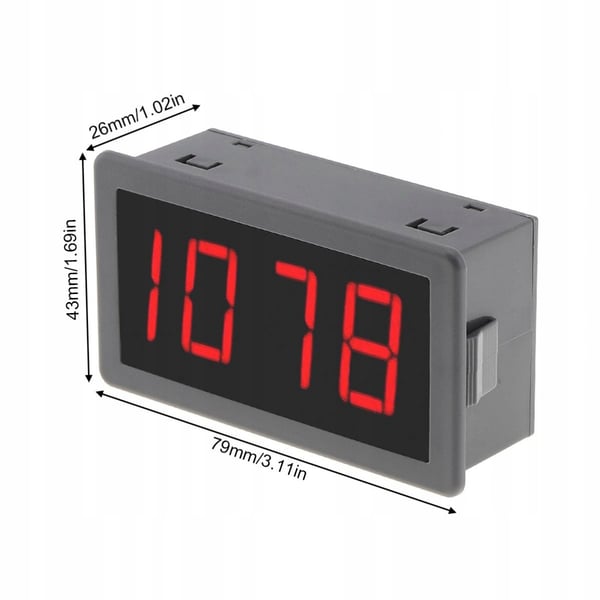 CF5135C-Z digital varvräknare med LED-display