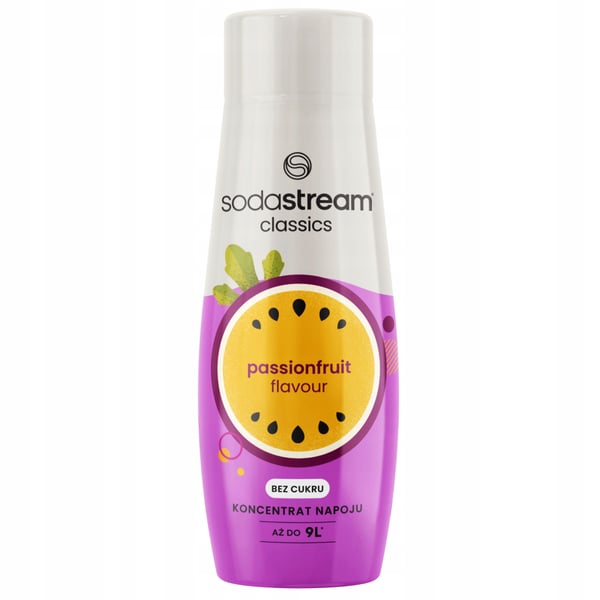 Sodastream-tiiviste siirappi mehu Zero Passionhedelmä passionhedelmä sokeriton 440ml